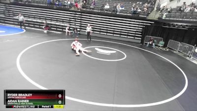 109 lbs Cons. Semi - Ryder Bradley, Uintah Wrestling vs Aidan Rainer, Grantsville High School