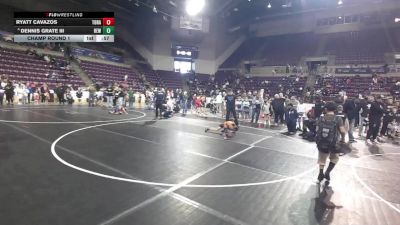 74 lbs Champ. Rd Of 32 - Ryatt Cavazos, Top Rank vs Dennis Grate III, Betterman Elite Wrestling
