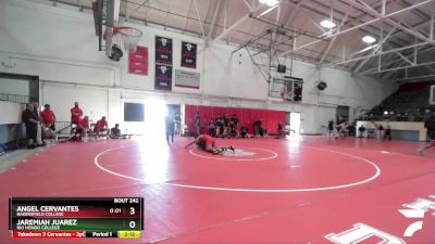 197 lbs Semifinal - Angel Cervantes, Bakersfield College vs Jaremiah Juarez, Rio Hondo College