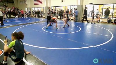 126 lbs Consi Of 8 #2 - Abbey Miller, HURRICANE WRESTLING ACADEMY vs Makynzie Smith, Tulsa Blue T Panthers