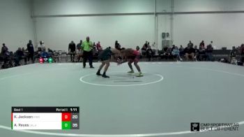 182 lbs Finals (2 Team) - Andre Reyes, Oklahoma Black Ops vs Kaleb Jackson, Scarlet Knights