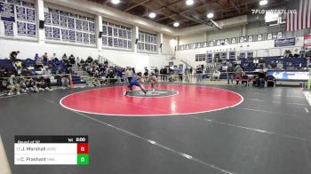 160 lbs Round Of 32 - Jayden Marshall, Harding vs Chayten Prashant, New Milford