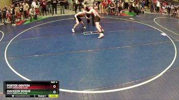 92 lbs Cons. Round 2 - Porter Denton, Manti Wrestling Club vs Mackson Bogue, Delta Wrestling Club