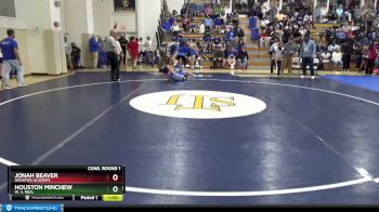 128 lbs Cons. Round 1 - Houston Minchew, W. S. Neal vs Jonah Beaver, Houston Academy