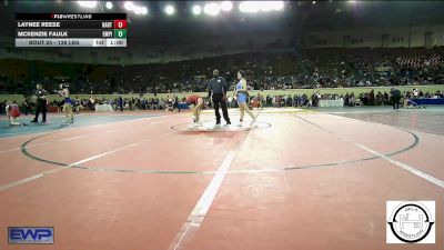 138 lbs Consi Of 32 #2 - Laynee Reese, Bartlesville JH vs Mckenzie Faulk, Empire