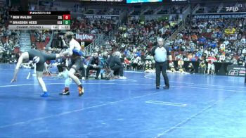 2A-144 lbs Champ. Round 1 - Ben Walsh, Sergeant Bluff-Luton vs Braeden Nees, Gilbert