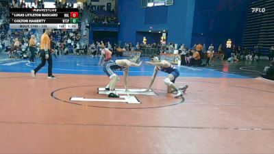132 lbs Quarterfinal - Colton Hagerty, Washington Township vs Lukas Littleton Mascaro, Malvern Prep