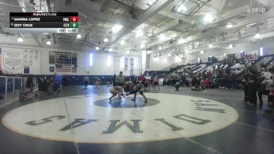 140 lbs Cons. Semi - Izzy Cruz, El Toro vs Gianna Lopez, Peninsula