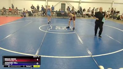 125 lbs Quarters & 1st Wb (16 Team) - Brian Berg, Minnesota Red vs Howard Hill, Florida