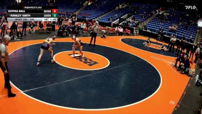 130 lbs 1st Place Match - Kinnley Smith, Canton vs Sophia Ball, Hoffman Estates (H.S.)