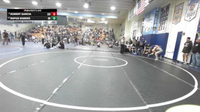 138 lbs Cons. Round 7 - Robert Garcia, Servite vs Rufus Ekberg, Santa Monica