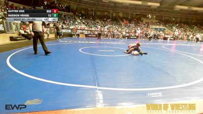 76 lbs Consi Of 16 #2 - Sutter Oss, Husky Wrestling Club vs Hudson Heigel, Florida Scorpions