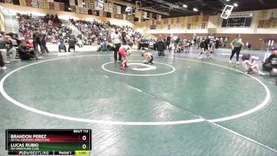 84 lbs Round 2 - Lucas Rubio, 951 Wrestling Club vs Brandon Perez, So Cal Hammers Wrestling