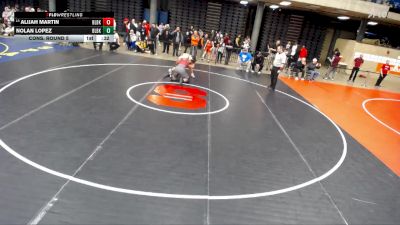 285 lbs Cons. Round 5 - Alijah Martin, Moline vs Nolan Lopez, Unattached