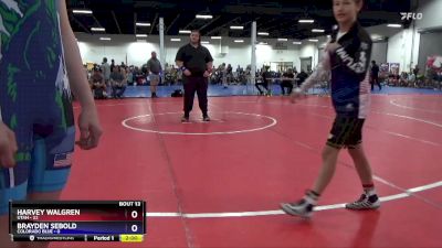 130 lbs Quarters & 1st Wb (16 Team) - Karl Ledbetter, Utah vs Carter Gillespie, Colorado Blue