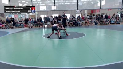 100 lbs Quarterfinal - Maddox Anderson, Kuna Klub vs Bodee Williams, Fighting Squirrels Wrestling Club