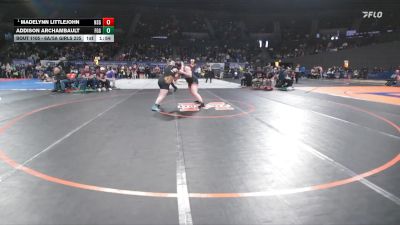 6A/5A Girls 235 Champ. Round 1 - Madelynn Littlejohn, North Salem Girls vs Addison Archambault, Forest Grove Girls