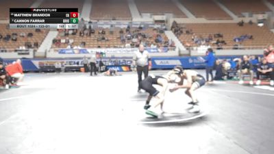 122-D1 Champ. Round 1 - Matthew Brandon, Casteel High School vs Cannon Farrar, Gila Ridge High School