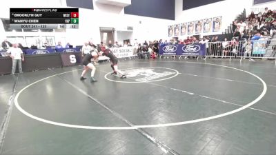 120 lbs Cons. Round 2 - Wanyu Chen, Valencia/Placentia vs Brooklyn Guy, Westminster