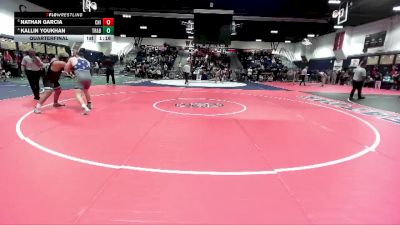 215 lbs Quarterfinal - Nathan Garcia, Chino vs Kallin Youkhan, Trabuco Hills