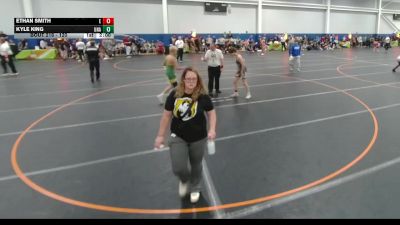 120 lbs Champ. Round 2 - Kyle King, Unattached vs Ethan Smith, Unattached