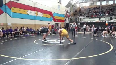 285 lbs Round 1 (16 Team) - Isaac Clay, Cheyenne East vs Cooper Hurley, Campbell County