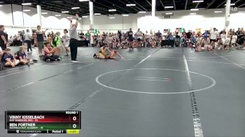 130 lbs Round 1 (6 Team) - Vinny Kisselbach, Mat Warriors Red vs Ben Fortner, Mayfield Mat Academy