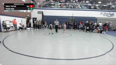 53 lbs Cons. Round 5 - Kelly Tuttle, Idaho Falls Wrestling Club vs Radd Diad, Shootbox Rigby