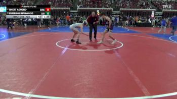 123 lbs Champ. Round 3 - Rhett Aguero, Snake River Youth Wrestling Cl vs Emerson Harwood, Black Hills Wrestling Academy