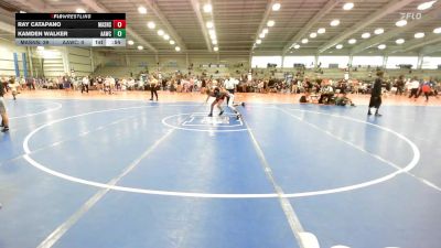 85 lbs Round Of 16 - Ray Catapano, Mat Assassins Gray vs Kamden Walker, All-American Wrestling Club Red