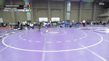 175 lbs Champ. Round 2 - Donovan Hodges, Liberty vs Jeremiah Clines, Northwest (Cedar Hill)