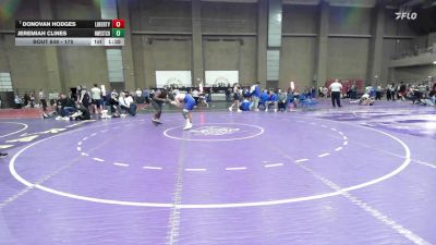 175 lbs Champ. Round 2 - Donovan Hodges, Liberty vs Jeremiah Clines, Northwest (Cedar Hill)