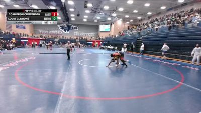 144 lbs Champ. Round 1 - Cameron Crittenden, Conroe Caney Creek vs Louis Clemons, Klein Forest