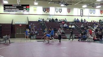 157 lbs Semifinal - Miken Wheeler, Anamosa vs Lincoln Oberfoell, Wahlert, Dubuque