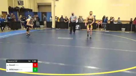 140 lbs Prelims - Jaxon Covell, Titusville vs Legeng Wilkinson, Butler