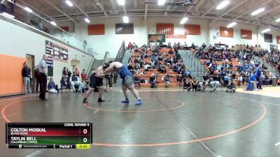 285 lbs Cons. Round 5 - Taylin Bell, Columbian (Tiffin) vs Colton Moskal, Black River