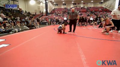 105 lbs Semifinal - Branson Rigdon, Sisters On The Mat Pink vs Wynter Jones, Husky Girls