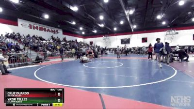 152 lbs Cons. Round 3 - Yazir Tellez, St John Bosco vs Cruz Duardo, Victor Valley