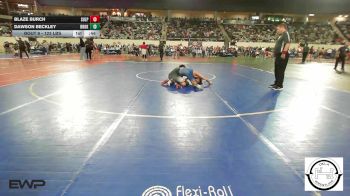 123 lbs Consi Of 8 #2 - Blaze Burch, Sulphur vs Dawson Beckley, Broken Arrow