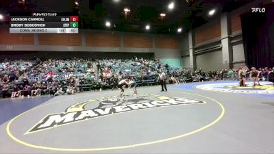 144 lbs Cons. Round 2 - Jackson Carroll, Kelso vs Brody Boscovich, Spanish Springs