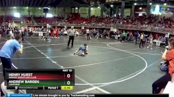 70 lbs Cons. Round 2 - Andrew Bargen, Lakeview vs Henry Hurst, Wahoo Wrestling Club
