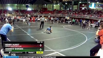 70 lbs Cons. Round 2 - Andrew Bargen, Lakeview vs Henry Hurst, Wahoo Wrestling Club