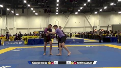 Kevin Patrick Malloy vs Nickolaas Albert Van Der Velde 2024 World IBJJF Jiu-Jitsu No-Gi Championship