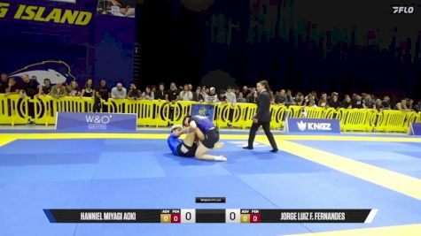 Jorge Luiz F. Fernandes vs Hanniel Miyagi Aoki 2025 Pan IBJJF Jiu-Jitsu No-Gi Championship