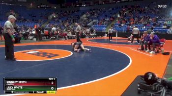 125 lbs Semifinal - Lilly White, Bartlett vs Kinnley Smith, Canton