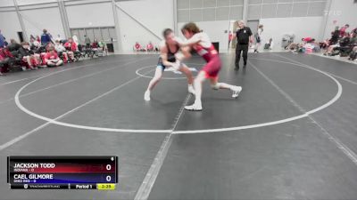 157 lbs Placement Matches (16 Team) - Jackson Todd, Indiana vs Cael Gilmore, Ohio Red