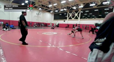 155 lbs Cons. Round 3 - Marley Zepeda, Santa Ana vs Abby Diaz, La Mirada