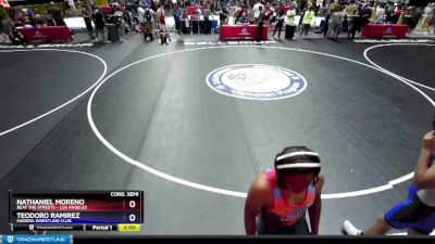 165-187 lbs Cons. Semi - Nathaniel Moreno, Beat The Streets - Los Angeles vs Teodoro Ramirez, Madera Wrestling Club