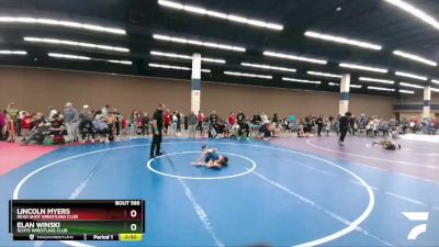 56 lbs Semifinal - Lincoln Myers, Dead Shot Wrestling Club vs Elan Winski, Scots Wrestling Club