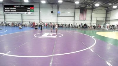 76 lbs Round 5 (3pm Friday) - Brody Myers, PA Silver vs Noah Lagman, Terps Xtreme